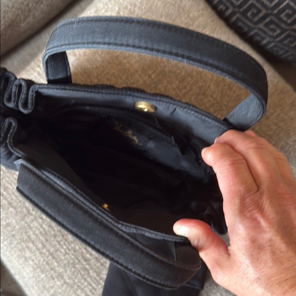 Vera Bradley Black Quilted Margie Handbag With Retired VB Bifold Wallet, NWOT - Picture 2 of 16